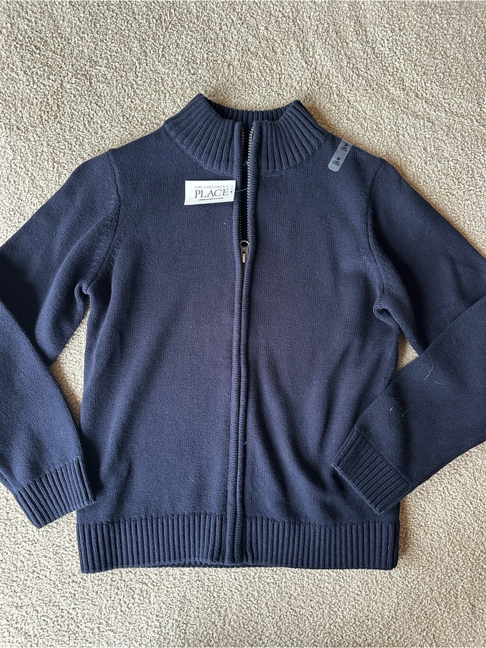 NWT Kids navy zip-up Children's Place sweater